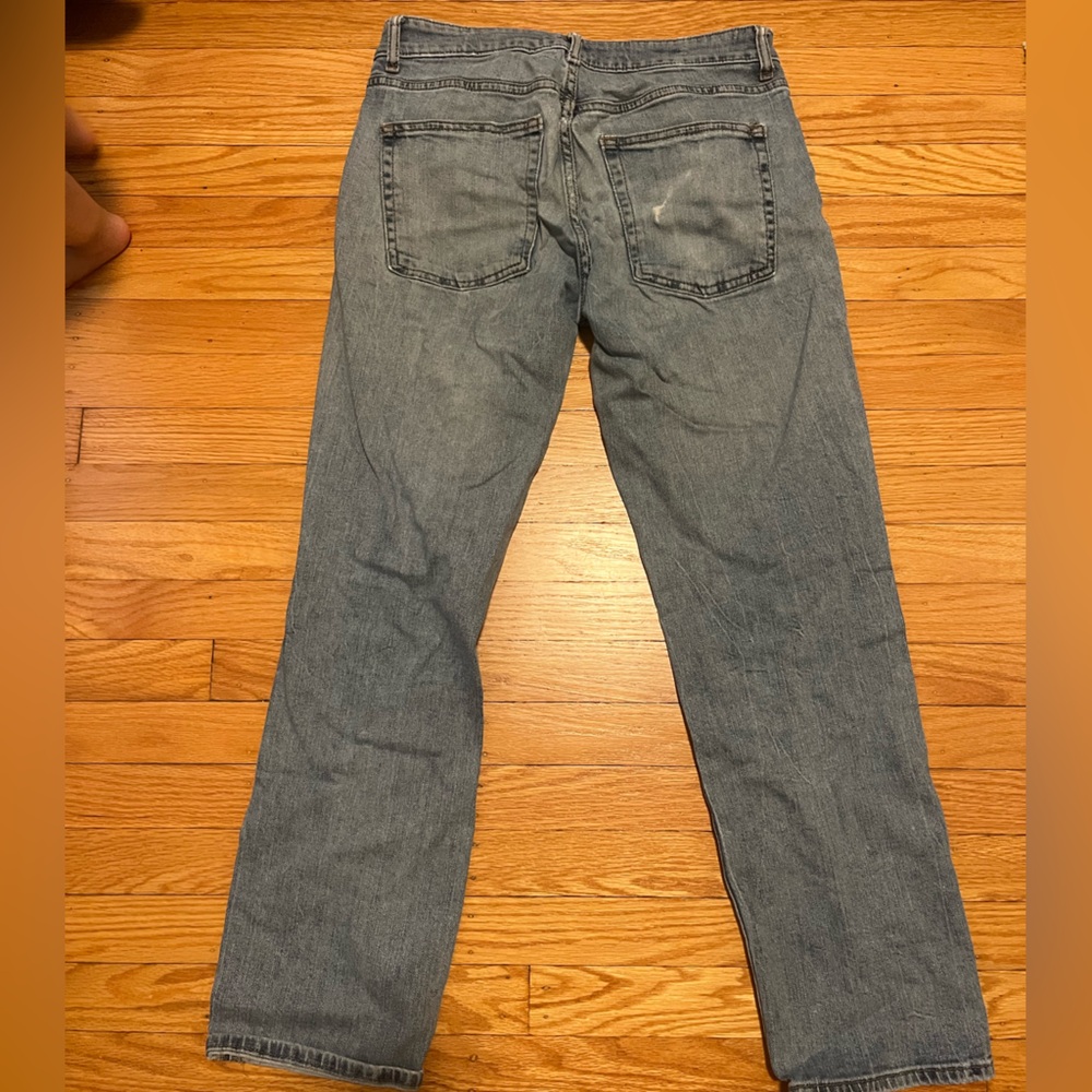 Warp + Weft ORD Chicago Straight Hyde Distressed Jeans 30 x 30 - Picture 5 of 5